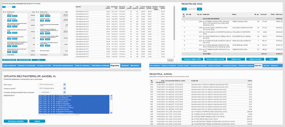 Rapoarte contabile bloc expert